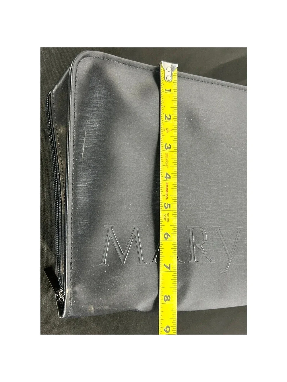 Mary Kay Black Cosmetic Travel Bag Organizer with Strap and Inserts